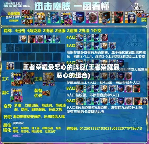 王者荣耀最恶心的阵容(王者荣耀最恶心的组合)